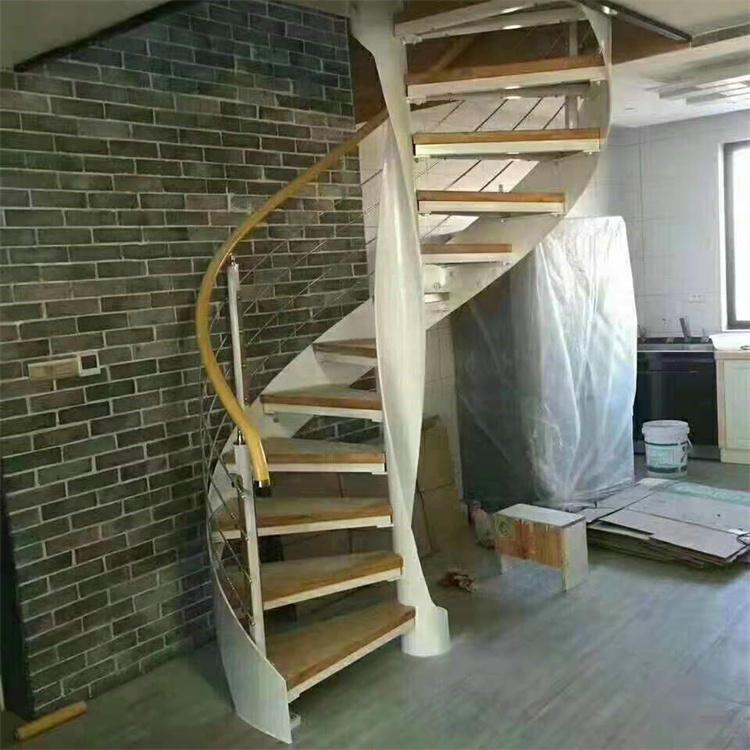 爱尔家 阁楼复式楼梯现货 实木复式楼梯高度 规格齐全