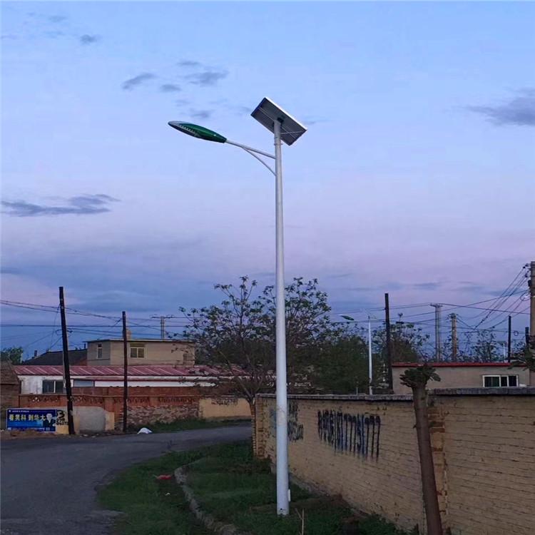 太阳能路灯6米 新农村户外100W一体化LED路灯 220V防水锂电池30瓦