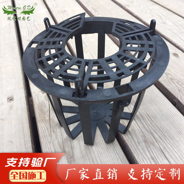 大卡盆立体绿化塑料花架花盆钢筋骨架配套小花盆单孔花架花墙厂家