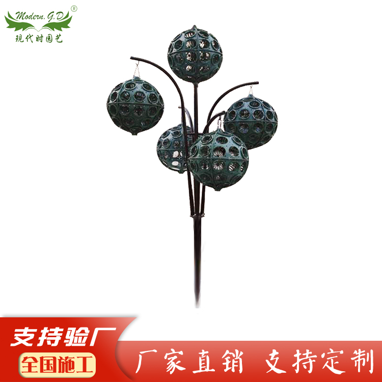 厂家供应景观花树骨架立体组合绿化造型园艺花坛塑料垂直绿化花球