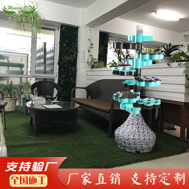 热卖无土栽培种植设备/树叶水培组合花盆/大棚家庭多层种菜机
