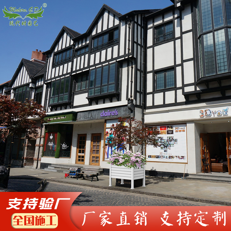 PVC花箱户外花箱市政绿化道路隔离花箱花架园林花槽工程花箱