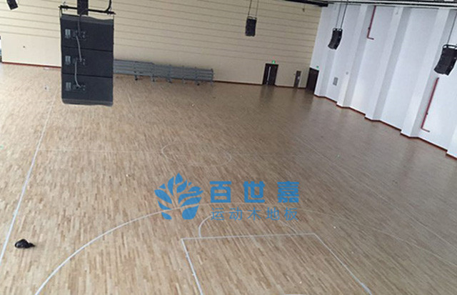 江西柞木运动地板 柞木体育地板 篮球场木地板 羽毛球馆地板