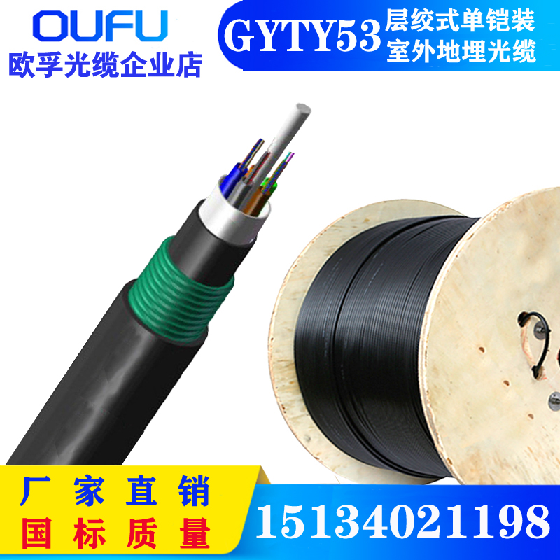 地埋光缆 直埋光缆 埋地光缆 GYTY53-8B1光缆厂家