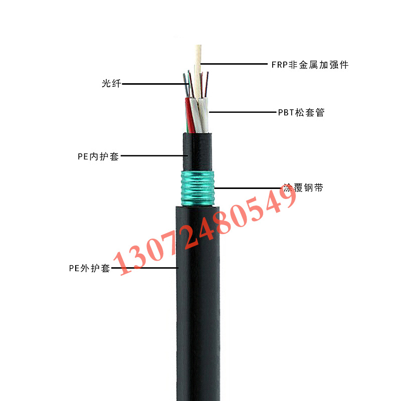GYFTZY53-6B1光缆非金属阻燃光缆沈阳光缆厂家现货