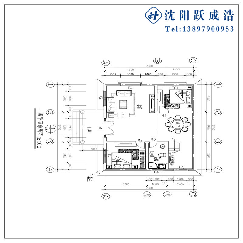 专业设计轻钢别墅 全套设计轻钢别墅图纸 平面图设计欢迎咨询
