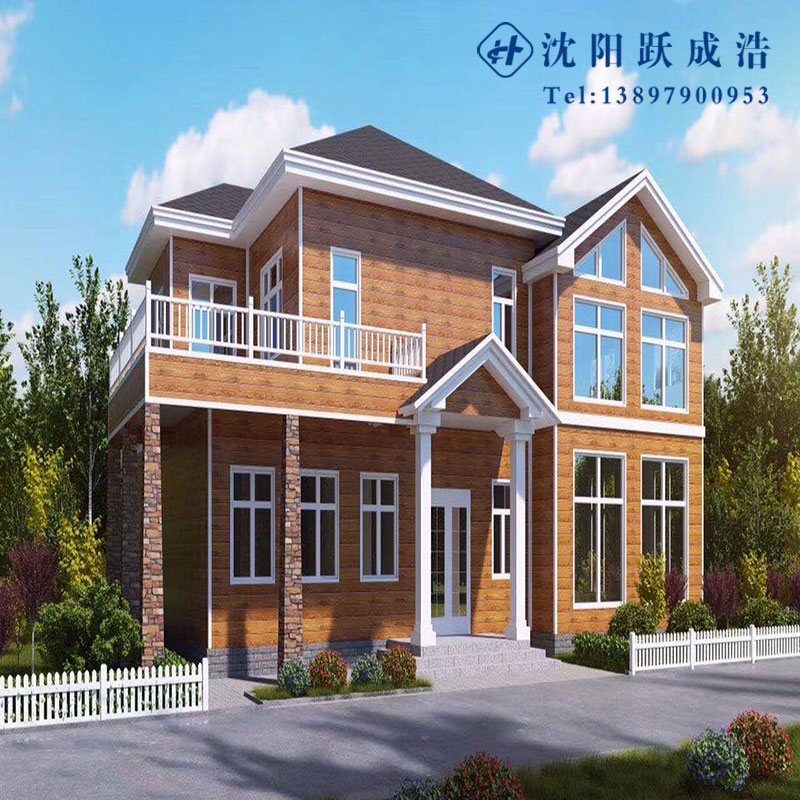 生产批发 轻钢别墅移动别墅 农村轻钢别墅房屋 钢结构房屋定制