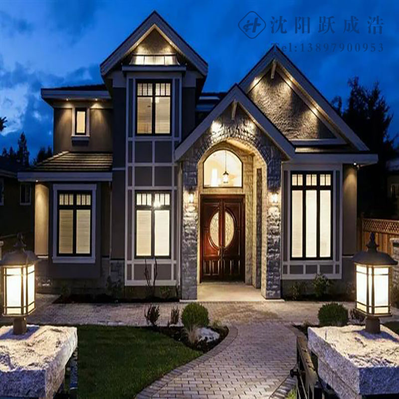 东北轻钢别墅生产   轻钢别墅房屋  抗震房屋  装配式房屋