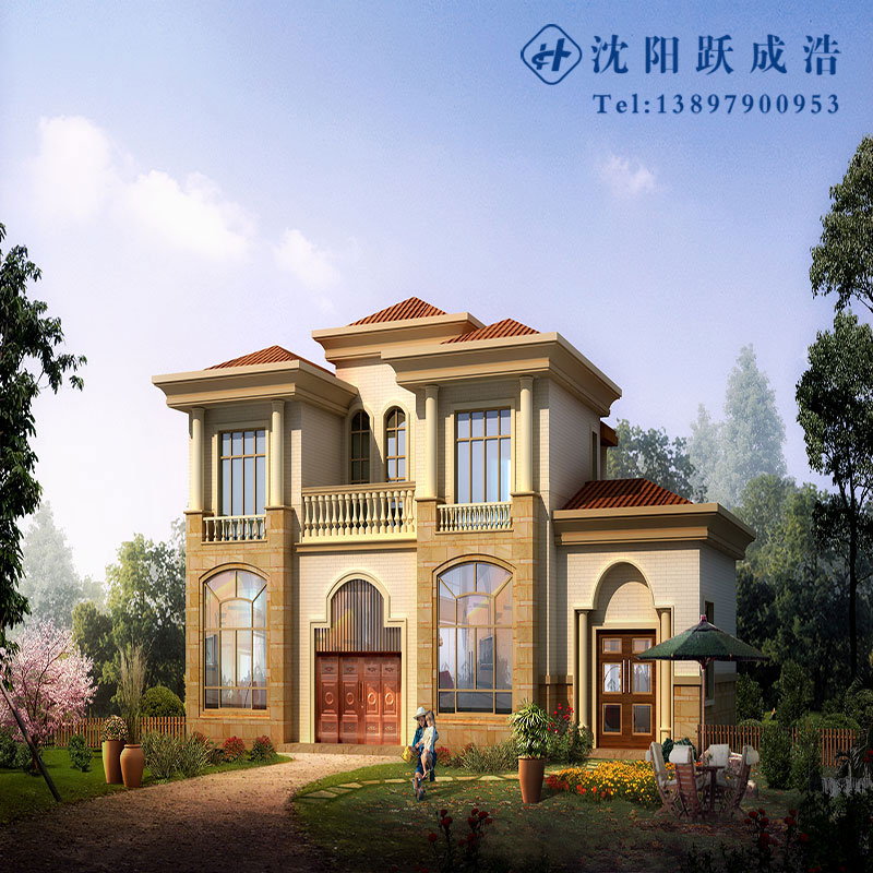 定制轻钢结构别墅   安装钢架结构房屋    节能型轻钢结构别墅