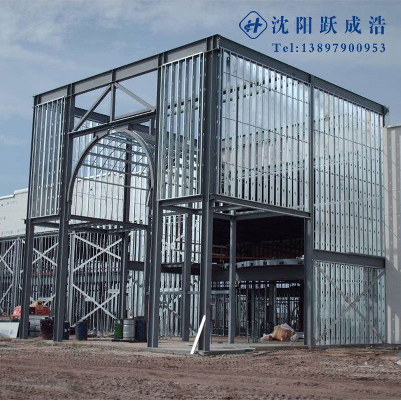 东北轻钢龙骨  设计建筑图纸 现场轻钢龙骨施工  钢结构房屋搭建