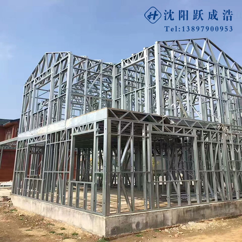 新农村二层轻钢别墅 抗震抗风耐久保温  欢迎咨询订购