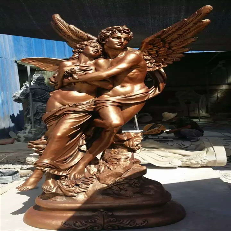 玻璃钢欧式雕塑 仿真人物摆件 公园景区雕塑 沈阳人物雕像