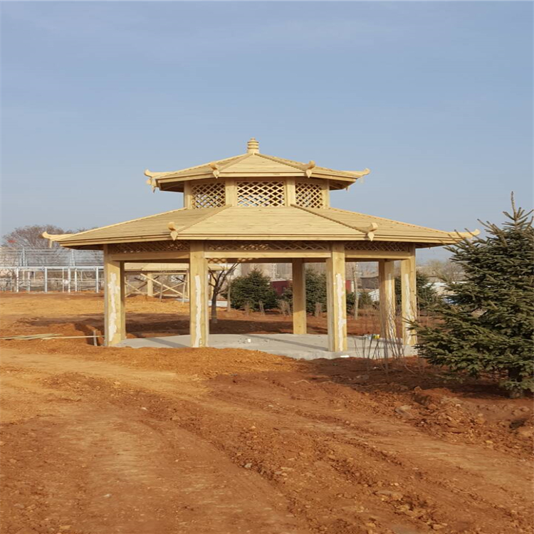 防腐木 防腐木木屋 防腐木凉亭 沈阳园林景观