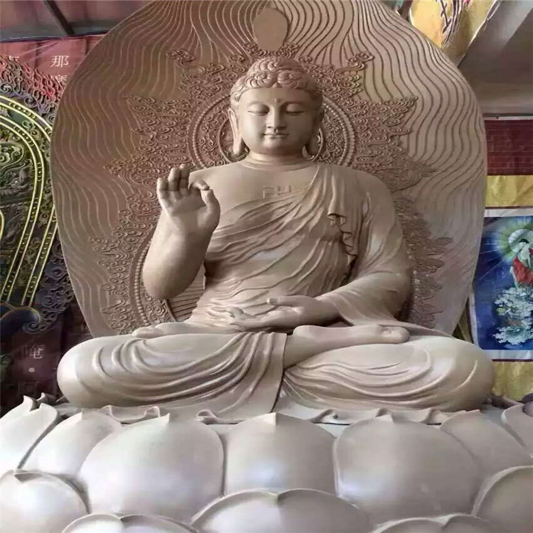 石雕佛像 汉白玉石雕佛像 石雕观音 定制寺庙佛像八仙石雕