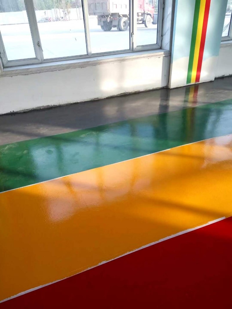 烟台油漆 工业漆 地坪漆 硅PU球场 MMA地坪 彩色路面