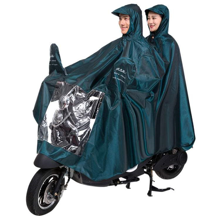 雨披批发 沈阳电动车雨衣 电瓶车摩托车带袖雨披 单人双人雨披