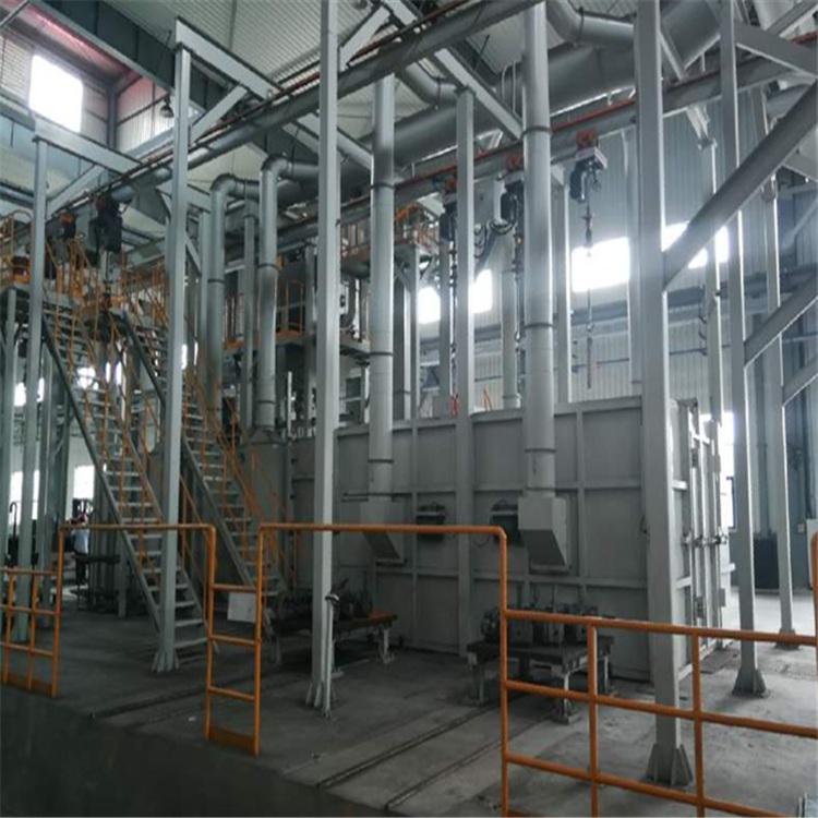 抛喷丸联合清理线