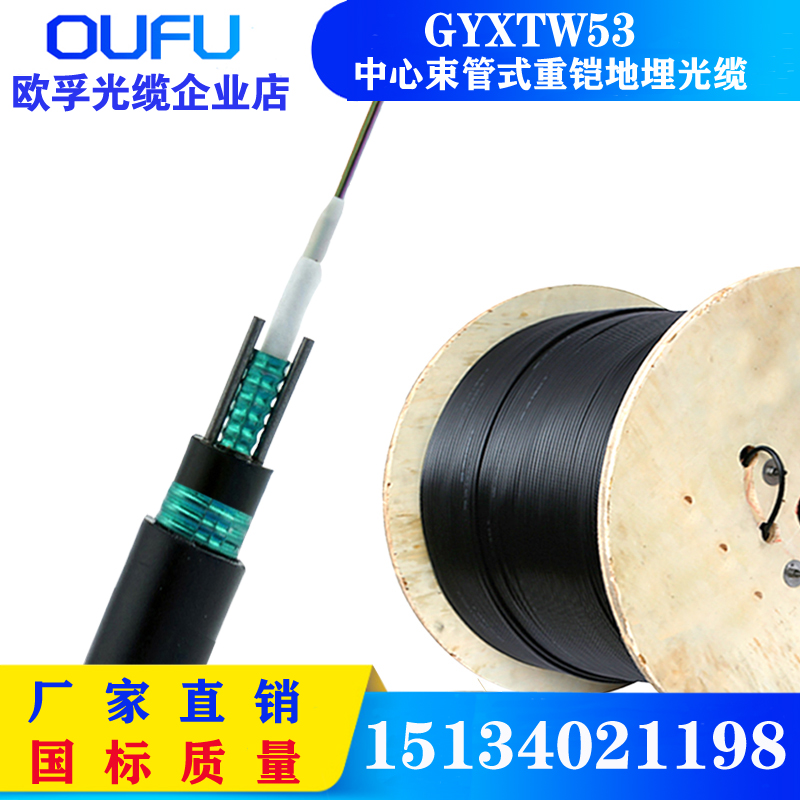 GYXTW53-4B1/6B/8B1/12B1地埋重铠光缆厂