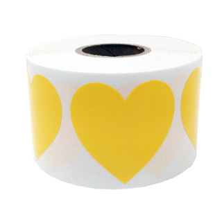 沈阳卷筒不干胶标签定制爱心贴纸 心形标签 卷筒不干胶标签定制