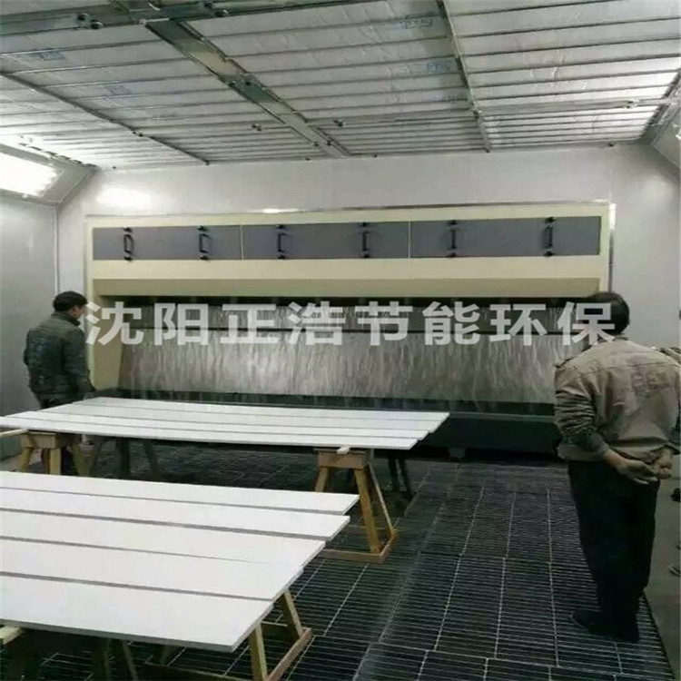 喷漆水帘柜 不锈钢无泵水幕淋