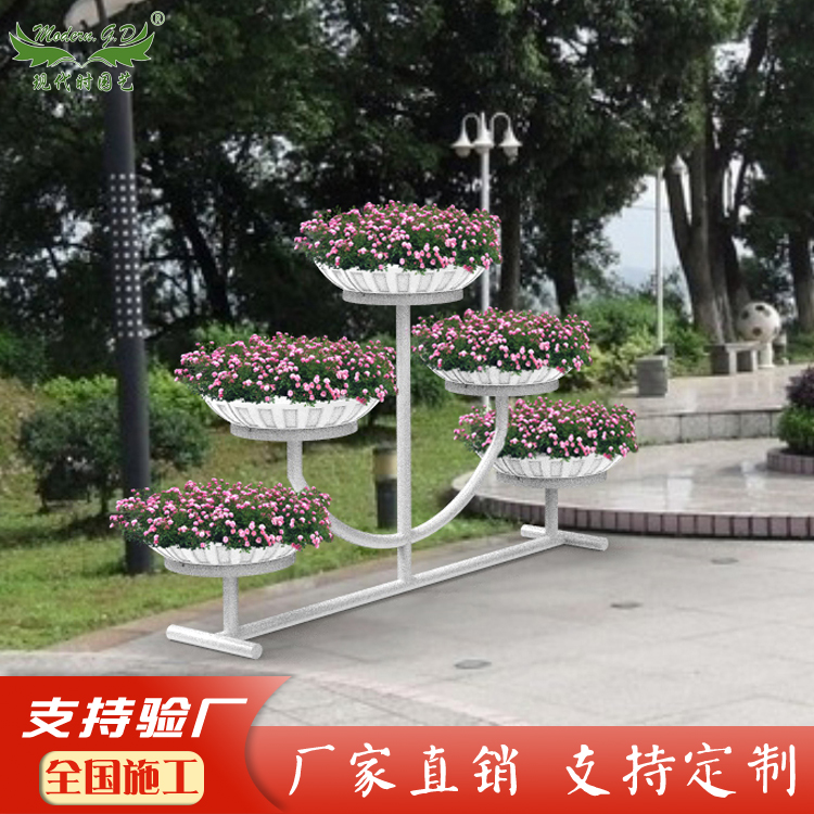 蒲公英户外景观立体造型铁艺花架厂家定制园艺花架景观工程专用