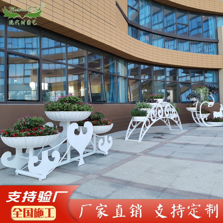 民族风立体景观造型室外花架户外公园景观花器小区造型售楼处装饰