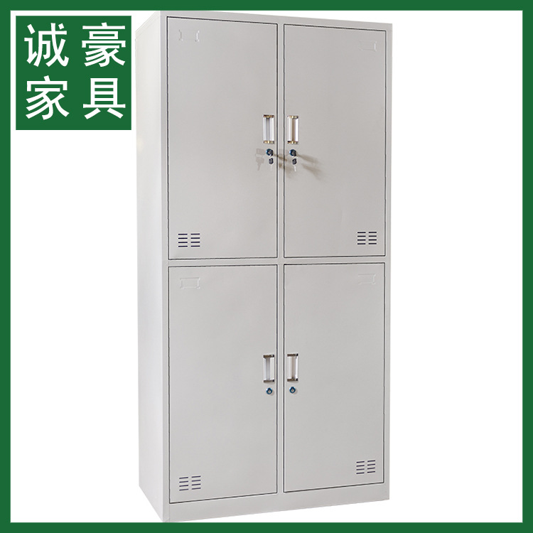 沈阳诚豪钢制4门四门铁皮卷柜更衣柜员工储物柜存包柜桑拿衣柜