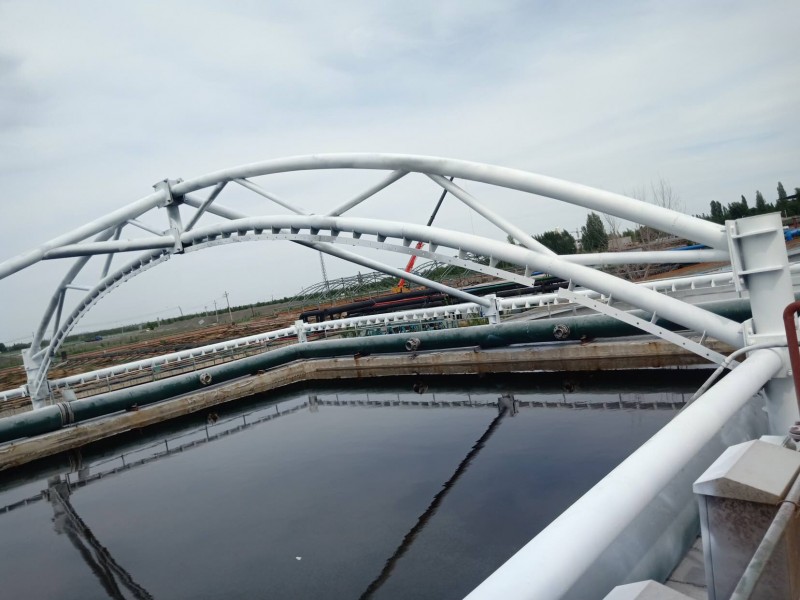 石家庄7月污水池除臭加盖反吊膜_石家庄污水池密闭除臭反吊膜