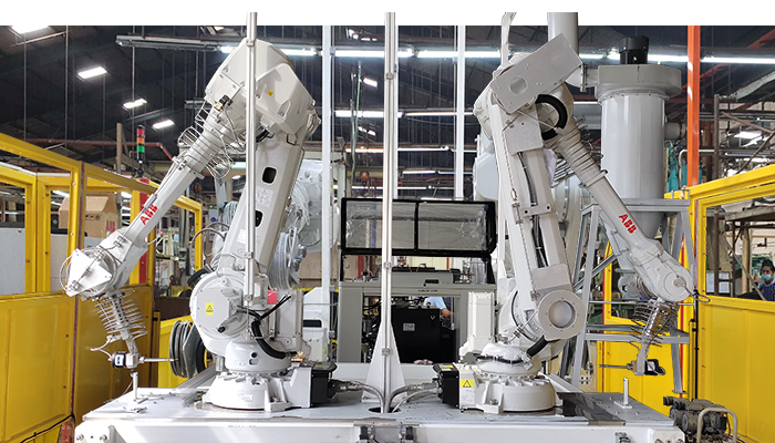 汽车顶棚切割解决方案，水切割机器人供应商