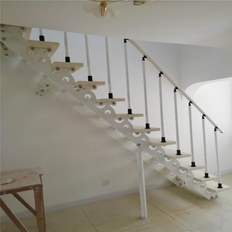 爱尔家 别墅墅室内家用钢木楼梯 实木楼梯厂家