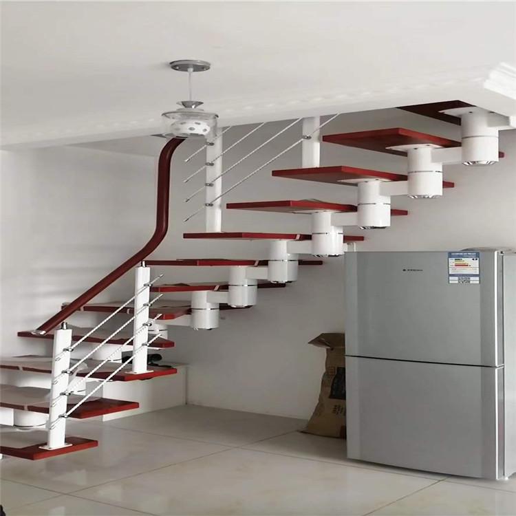 爱尔家 室内钢木楼梯图片 钢木楼梯价格优惠