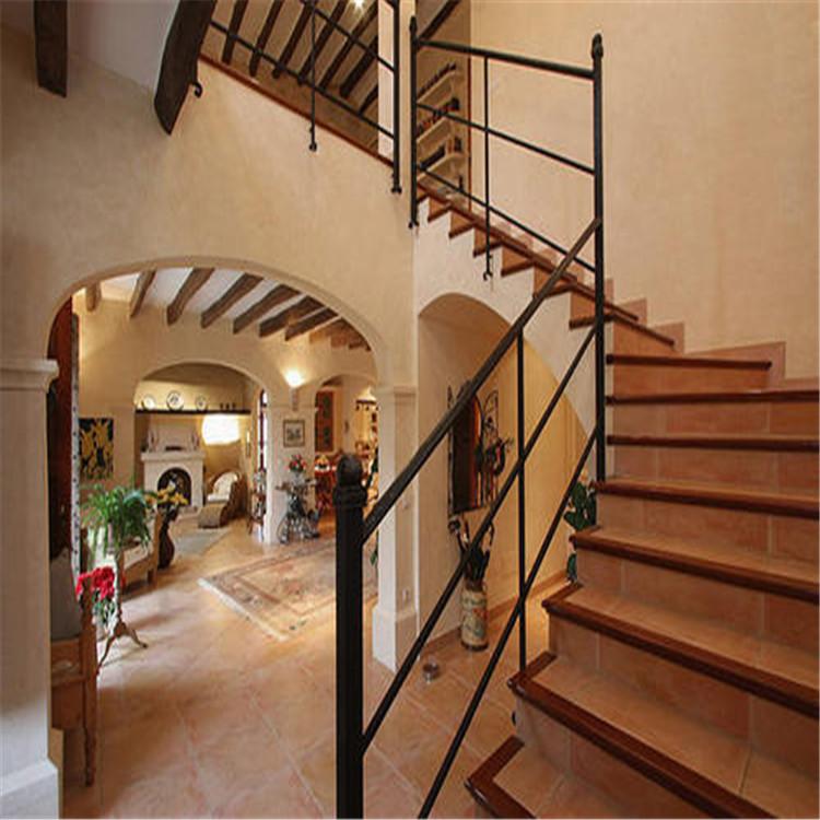 爱尔家 钢结构楼梯扶手 批发家用楼梯工程