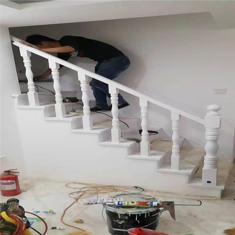 爱尔家楼梯 楼梯扶手生产厂家 别墅楼梯扶手罗马柱