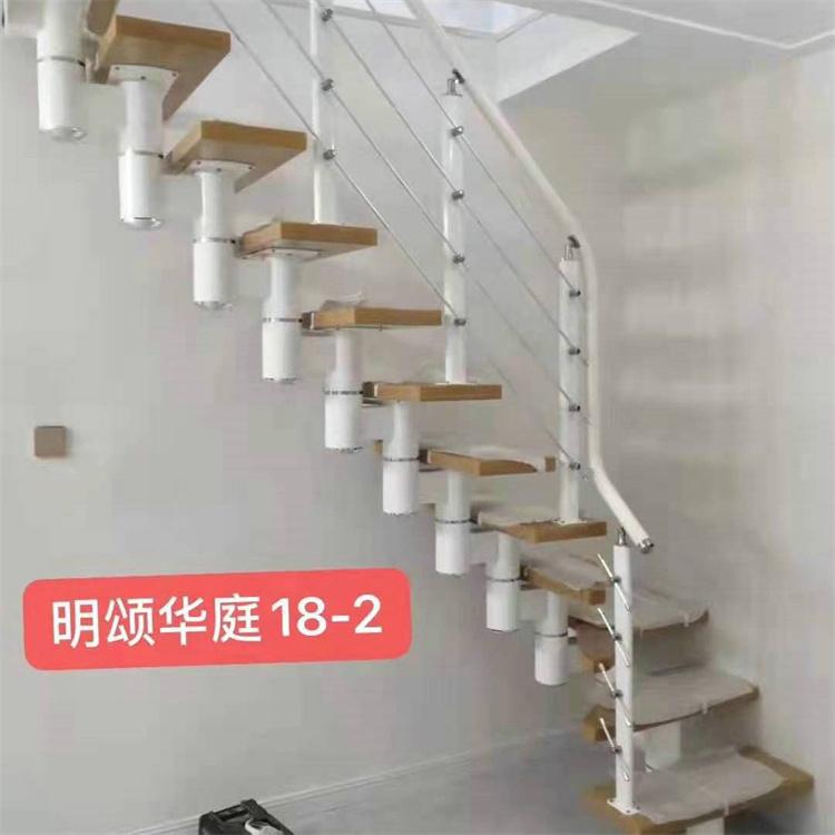 爱尔家 复式伸缩楼梯 钢木楼梯施工安装 价格优惠