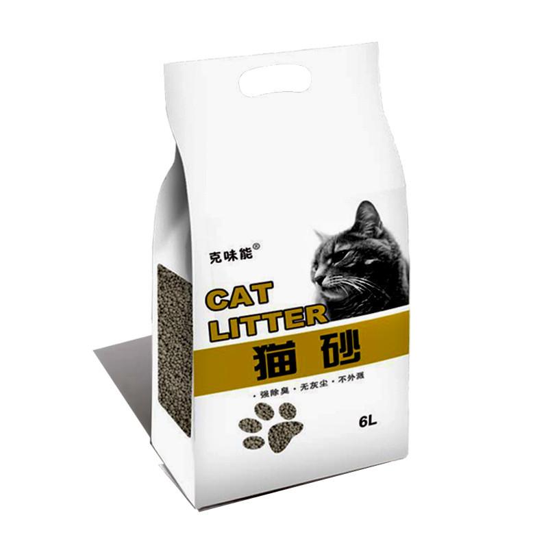 沸石混合猫砂无尘速结团膨润土猫砂强除臭吸水包邮6L厂家直销