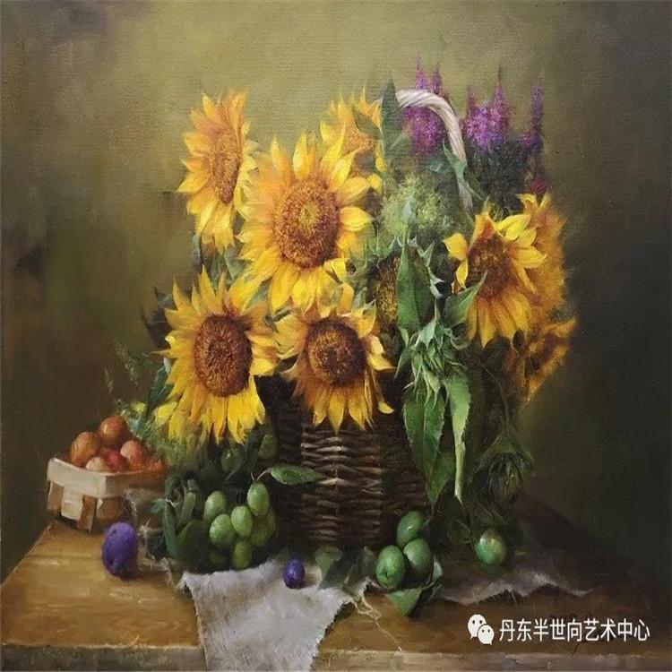 朝鲜画 朝鲜油画价格 申贤儿（一级画家）《若如初见》70x51