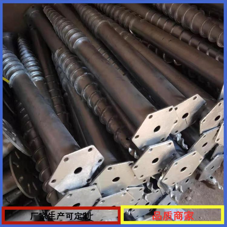 地螺丝批发价  辽宁螺旋地桩 地脚螺栓厂家