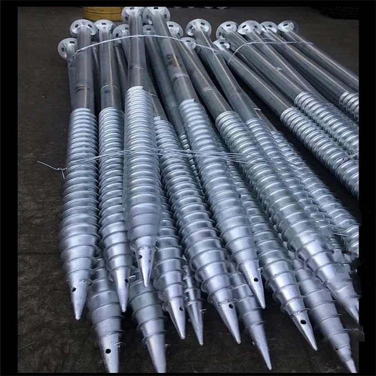 螺旋地桩厂 辽宁丹东螺旋地桩供应厂家  地脚螺栓