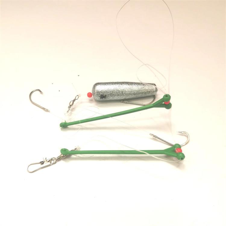 A型塑料线组鱼钩 志海渔具 有倒刺鱼钩套装钓鱼用品鱼线