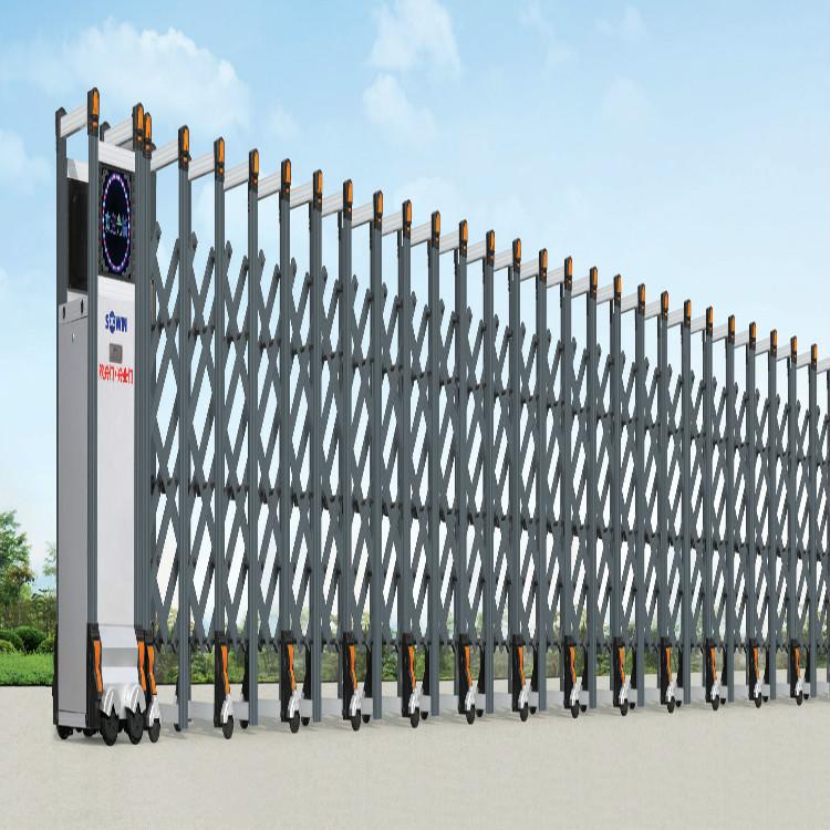 福道电动伸缩门厂家 沈阳电动伸缩门 白钢伸缩门 沈阳自动伸缩门 小区伸缩门