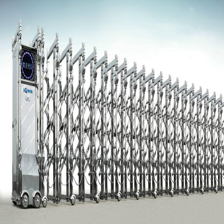 沈阳伸缩门,福道专业生产厂家,认准福道,电动,不锈钢,铝