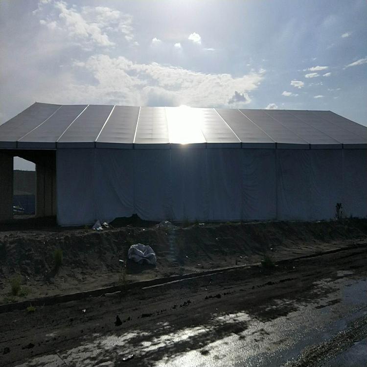 乐山可移动仓库 全封闭煤场改造 高山篷房 稳固安全