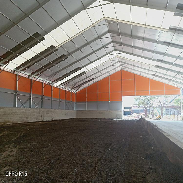 自贡储煤场储煤棚 全封闭煤场改造 稳固安全