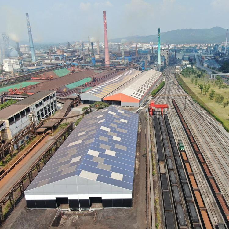 户外大型环保篷房，防尘封闭仓库，铝合金大篷定制生产