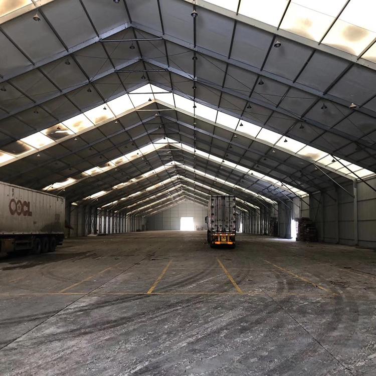 煤炭仓储防尘棚，大型储煤帐篷，德国大棚厂家直销