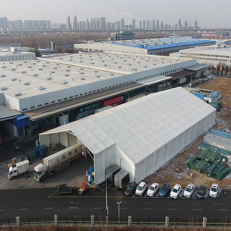 篷房生产厂家，封闭式工业厂房，临时生产车间篷房搭建