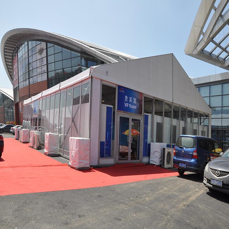 济南篷房厂家供应玻璃墙体篷房、商业促销帐篷、车展篷房