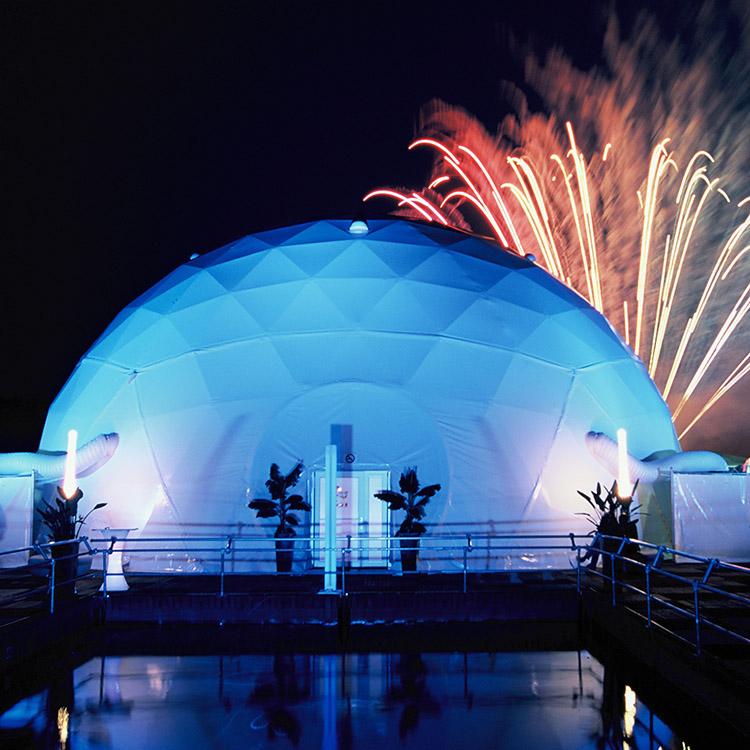 酒店星空帐篷，球形住宿篷房，移动铝合金篷房厂家