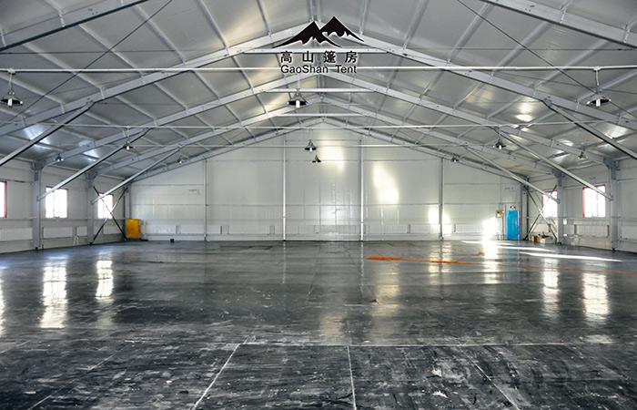 环保仓储篷房搭建 封闭储煤篷 跨度大 搭建快