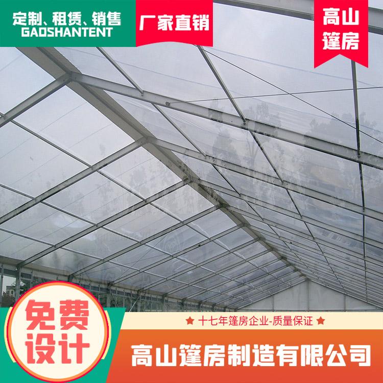 环保篷房搭建 大跨度储煤建筑 封闭砂石存储 铝合金框架 篷布防火阻燃